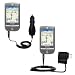 Electronics : Essential Kit for the Pharos GPS 525P - includes Car and Wall Charger with Rapid Charge Technology - Gomadic Brand w/ TipExchange Technology