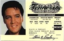Elvis Presley Driver's License