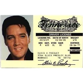 Elvis Presley Driver's License
