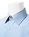 IDARBI Men's Regular Fit Color Longsleeve Dress Shirt