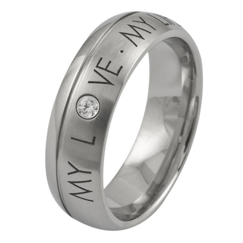 Core Damen-Trauring \"my love\" mit 2 mm Zirkonia TE087.04 RG62 Preisvergleich