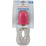 4 oz. Gripper bottle (latex nipple), Pink by Luvable Friends