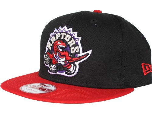 Toronto Raptors NBA 9fifty Snapback Cap by New Era (Black-Red)(Size=MIS)