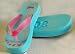 Soul's Calling Sole Seeker Flip Flop - Fuscia/Light Blue - Medium