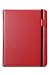 Acase Premium Leather Slimline Carrying Case for Apple iPad and HP TouchPad (Red)