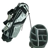 Prosimmon Golf Deluxe Stand Bag Black Silver