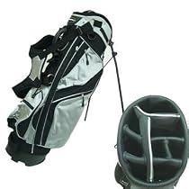 Prosimmon Golf Deluxe Stand Bag Black Silver