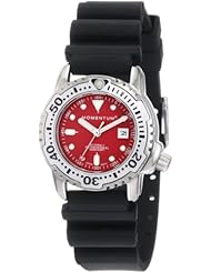 Momentum Womens 1M-DV83R1B Storm II Red Dial Hyper Natural Rubber Watch