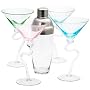 Circle Glassware Ambiance 5-Piece Martini Set