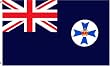 Queensland Flag - 3 foot by 5 foot Polyester (NEW)