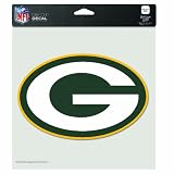 NFL Green Bay Packers 8-by-8 Inch Diecut Colored Decal