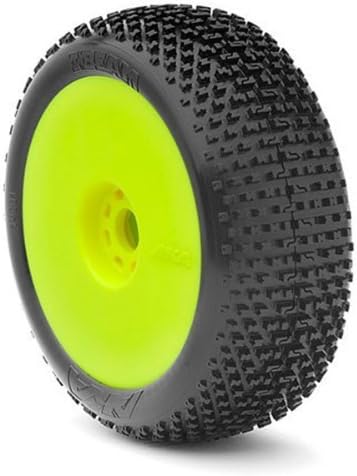 AKA Products 14001MRY Racing Buggy I-Beam Medium Evo Wheel Pre-Mounted Yellow Tire Scale 1: 8 [parallel import goods]