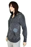 Billabong Womens Fleece Zip Up Hoodie Charcoal 617740-COL