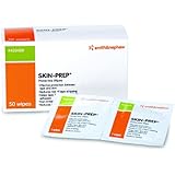 Skin-Prep Protection Dressing, Wipes - Box of 50