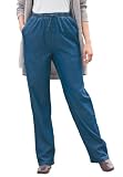 Woman Within Plus Size Drawstring jeans