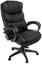 Kathy Ireland Office by Martin Commonwealth Executive Chair, Black Leather