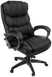 Kathy Ireland Office by Martin Commonwealth Executive Chair, Black Leather