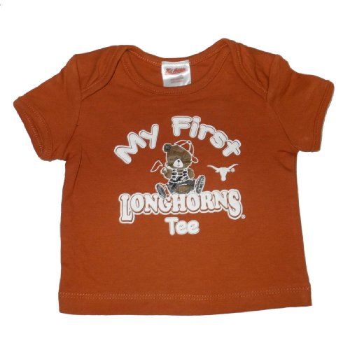Infant / Baby NCAA Texas Longhorns My First Tee T-Shirt - Brown (Size: 6-9)