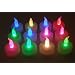 Color Changing Everlasting Tealights Candles with 7 Rainbow Colors- Set of 12