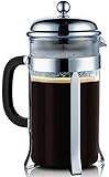 SterlingPro French Coffee Press --8 Cup/4 Mug (1 liter, 34 oz), Chrome