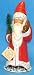 Schaller Paper Mache Red Traditional Santa
