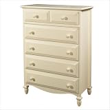 Home Styles 5878-41 White-Mayfair 5-Drawer Chest White Finish