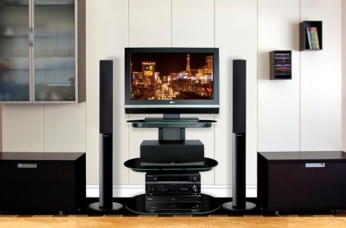 Bello Flat Panel AV System, Black
