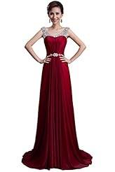 Spaghetti Strap Silk Natural   Waistline  Evening Dress/Prom Dress  With Rhinestones