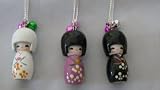 Kokeshi Doll Harajuku Japanese Necklace - Emo Punk Scene Kitsch