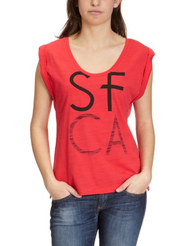 ESPRIT DE CORP Damen T-Shirt, C01616, Gr. 40 (L), Rot (624 fiery red) Preisvergleich