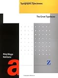 Typographic Specimens: The Great Typefaces