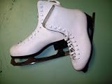 Lange White Ice Figure Skates - Size 6.0 (teen/adult) - Good Structual Condition