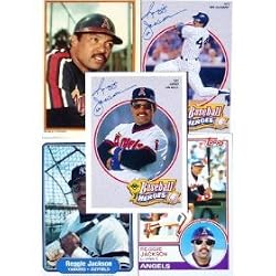 Reggie Jackson 25-card set with 2-piece acrylic case
