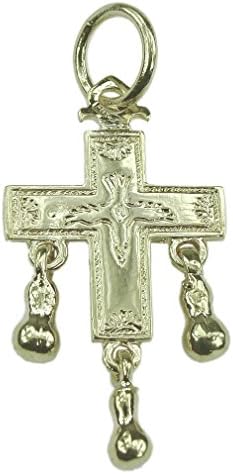Souvenirs of France - Reversible Cross of Beaufortain (Savoy) - Material: Solid Silver