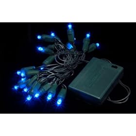 Blue Battery Operated LEDs by HolidayLEDs.com