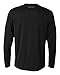 Champion CW26 Adult Double Dry Long-Sleeve Interlock T-Shirt - Black, Large