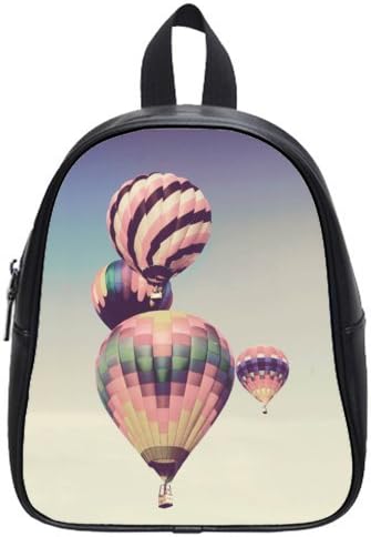 Lovely and Light weight Hot Air balloon Backpack PU leather kids School Bag