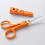 ZoLi SNIP Ceramic Baby Food Scissors Orange