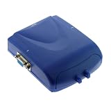 GTMax VGA Manual Switch Box 2 IN-1 OUT Port (F/F Connectors) - Blue for Latop Notebook PC