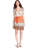 BCBGMAXAZRIA  Women's Chevron Knit Wrap Dress
