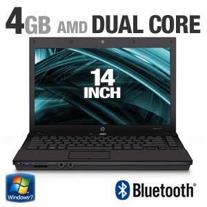 HP ProBook 4415s WH264UT Notebook PC - AMD Athlon II Dual-Core M340 2.20GHz, 4GB DDR2, 320GB HDD, DVDRW, 14" Display, Windows 7 Professional 32-bit / 64-bit