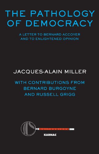 The Pathology of Democracy: A Letter to Bernard Accoyer and to Enlightened Opinion - JLS Supplement (Ex-tensions)