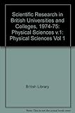 Scientific research in British universities and colleges