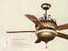 Ellington Fans La Rochelle classic traditional ceiling fan with light