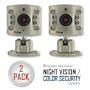 WISECOMM OC9602 Indoor Night-Vision Color Audio Camera (25 Feet; Includes Two 100-Ft Cables)