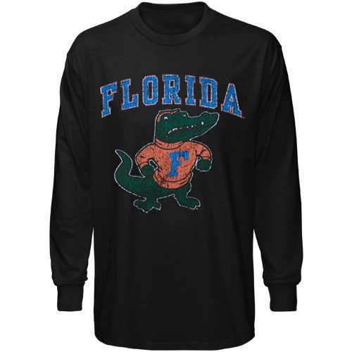 Florida Gators Black Big Arch 'n Logo Long Sleeve T-shirt (Large)