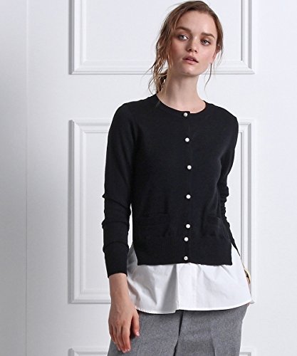 (アクアガール) aquagirl ◆MUVEIL WORK シャツレイヤード風カーディガン 02839983