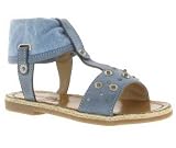 Pom d api - Sandales & Nu-pieds Lily Rope Cuir Enfant - Couleur Bleu