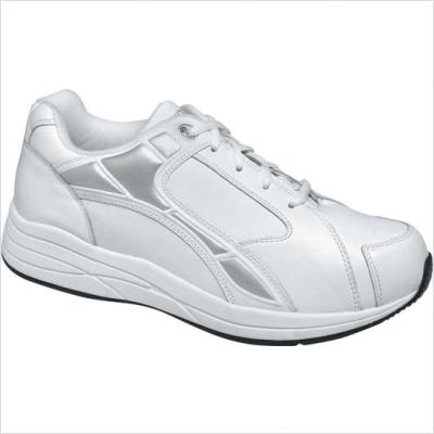 Drew Shoe Men's Force Athletic Walking Shoe,White,12.5 4E US