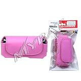 Pink Leather Horizontal Cover Pouch Belt Clip for LG Voyager VX-10000 VX10000